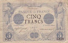 5 francs noir